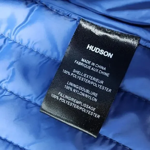 New NWT Hudson Classic Men's Quilted Shirt Jacket Size Medium